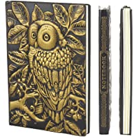 YHH Diario de Viaje Vintage- Libretas Bonitas A5 Tapa Dura- Cuaderno A5 Rayas- Relieve- Hecho a mano- 200 páginas de…